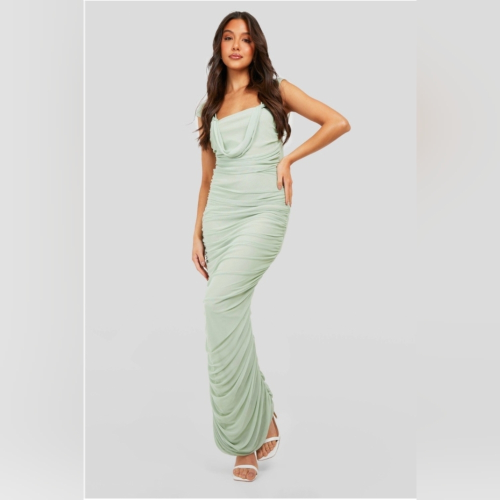 MESH MAXI DRESS